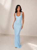 'Bia' sparkle sequin Maxi Dress