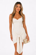 Madison Corset Lace Design Tie Skirt